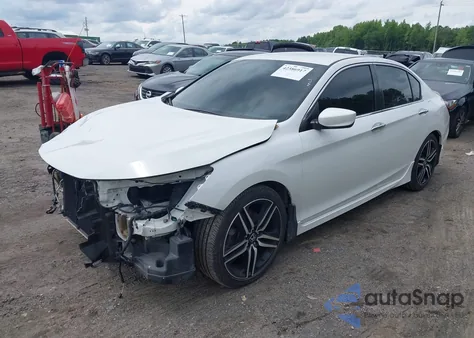 2017 Honda Accord Sport from USA, damaged, VIN 1HGCR2F52HA300082